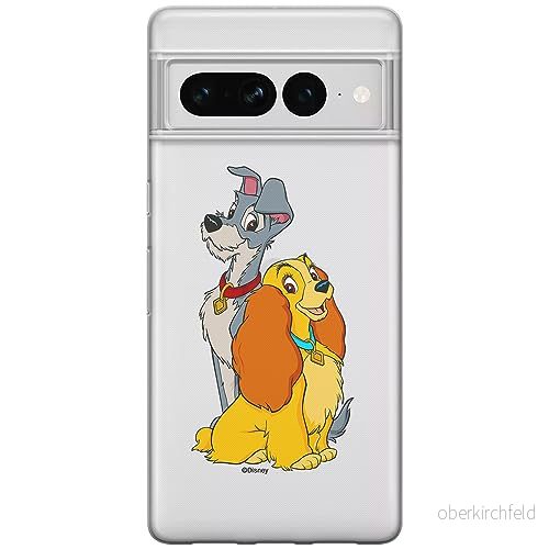 ERT GROUP mobiltelefonfodral för Google PIXEL 7 PRO originalt och officiellt licensierat Disney mönster Lady and the Tramp 003 optimalt anpassad till formen på mobiltelefonen, gedeeltelijk transparant 5905795171193