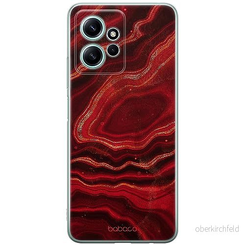 ERT GROUP mobiltelefonfodral för Xiaomi REDMI NOTE 12 4G originalt och officiellt licensierat Babaco mönster Marble 012 optimalt anpassad till formen på mobiltelefonen, fodral tillverkad av TPU plast 5905511940676