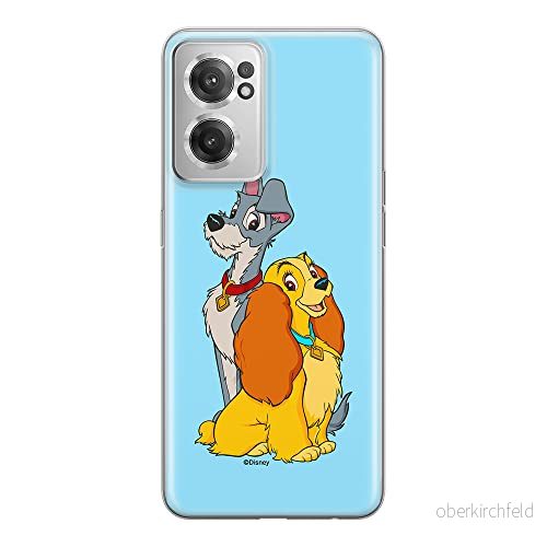 ERT GROUP mobiltelefonfodral för Oneplus NORD CE 2 originalt och officiellt licensierat Disney mönster Lady and the Tramp 003 anpassad till formen på mobiltelefonen, fodral tillverkad av TPU plast 5905511291914