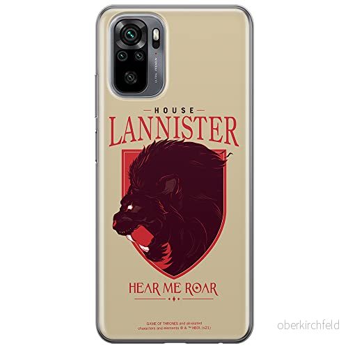 ERT GROUP mobiltelefonfodral för Xiaomi REDMI NOTE 10/ 10S originalt och officiellt licensierat Game od Thrones mönster of 008, fodral tillverkad av TPU plast 5903932674224