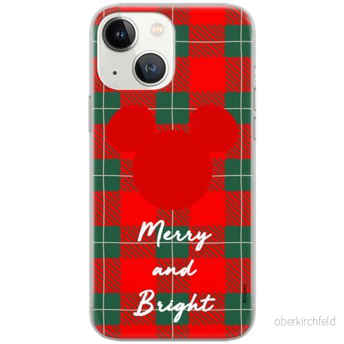 ERT GROUP mobiltelefonfodral för Iphone 13 MINI originalt och officiellt licensierat Disney mönster Mickey 042 Vit optimalt anpassad till formen på mobiltelefonen, fodral tillverkad av TPU plast 5903932879278