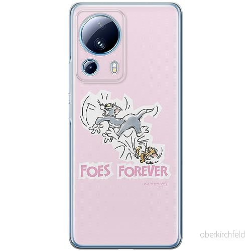ERT GROUP mobiltelefonfodral för Xiaomi 13 LITE/CIVI 2 originalt och officiellt licensierat Tom & Jerry mönster 010 optimalt anpassad till formen på mobiltelefonen, fodral tillverkad av TPU plast 5905511924522