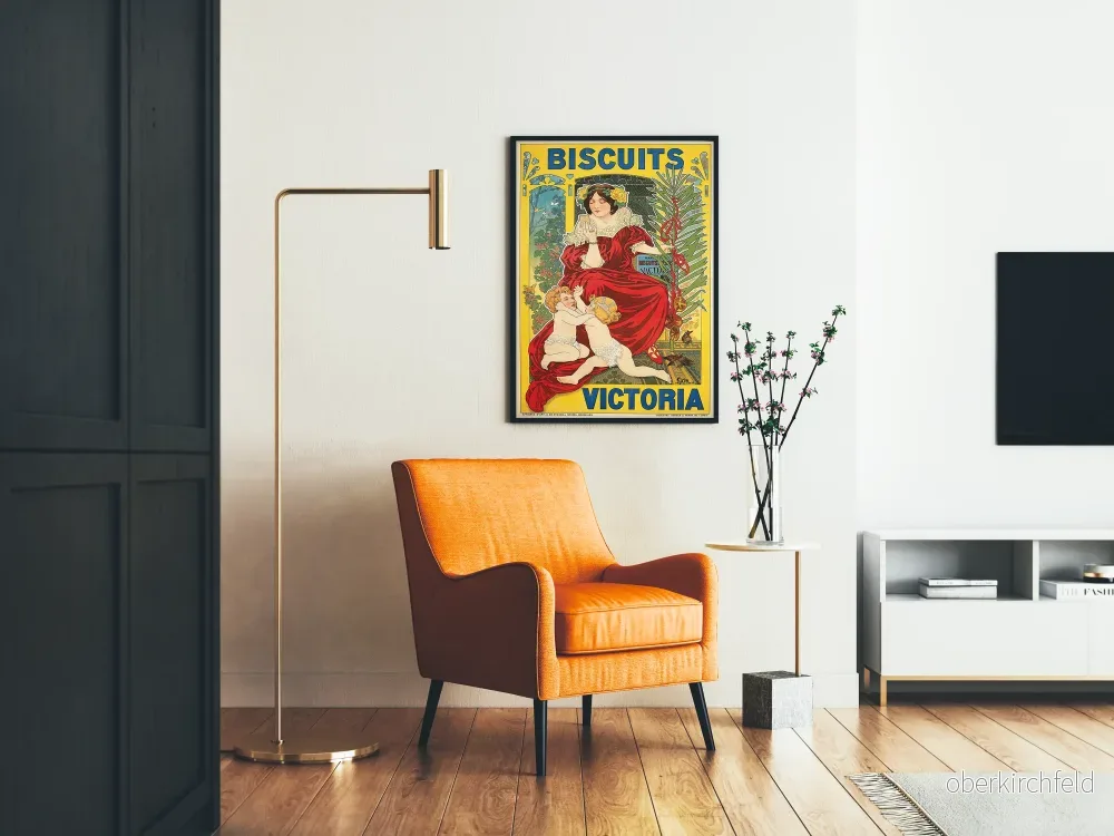 Vintageposter Biscuits Victoria - Retro Väggdekoration - Bild 2