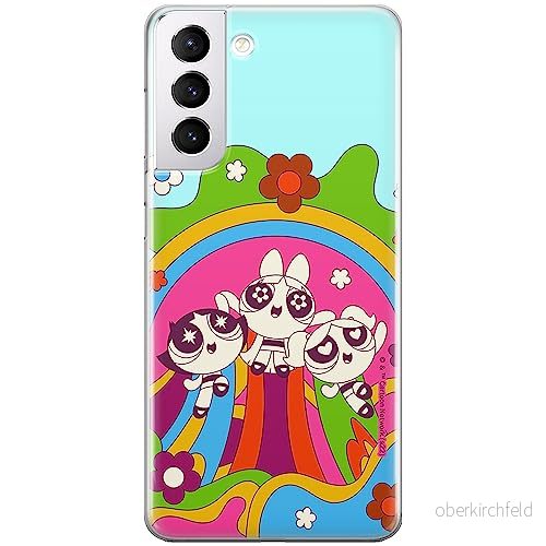 ERT GROUP mobiltelefonfodral för Samsung S21 PLUS originalt och officiellt licensierat The Powerpuff Girls mönster 045, fodral tillverkad av TPU plast 5905511988197