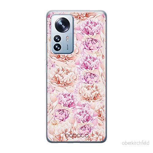 ERT GROUP mobiltelefonfodral för Xiaomi 12 / 12X originalt och officiellt licensierat Babaco mönster Flowers 004 optimalt anpassad till formen på mobiltelefonen, fodral tillverkad av TPU plast 5905511488321