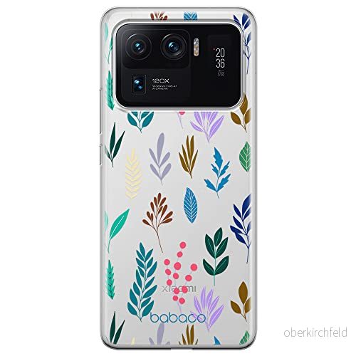 ERT GROUP mobiltelefonfodral för Xiaomi MI 11 ULTRA originalt och officiellt licensierat Babaco mönster Plants 014 optimalt anpassad till formen på mobiltelefonen, gedeeltelijk transparant 5903932716481