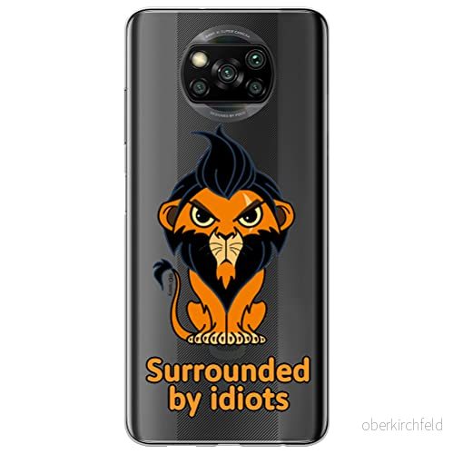 ERT GROUP mobiltelefonfodral för Xiaomi POCOPHONE X3 originalt och officiellt licensierat Disney mönster Scar 001 optimalt anpassad till formen på mobiltelefonen, gedeeltelijk transparant 5905131439550