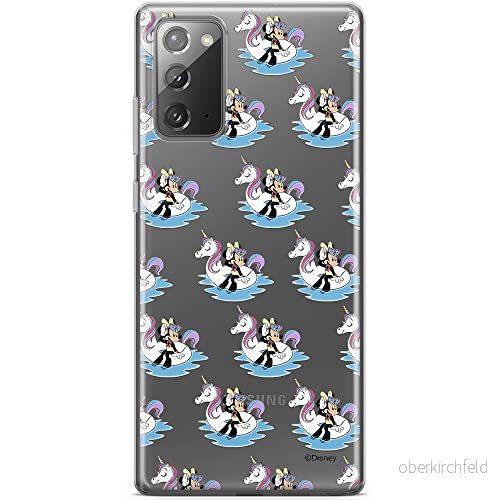 ERT GROUP mobiltelefonfodral för Samsung GALAXY NOTE 20 originalt och officiellt licensierat Disney mönster Minnie 030 optimalt anpassad till formen på mobiltelefonen, gedeeltelijk transparant 5903040449998