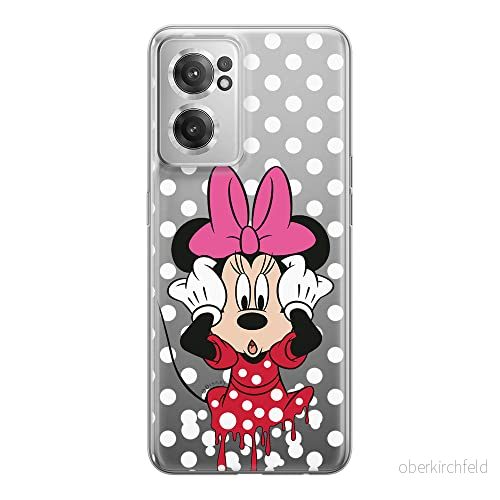 ERT GROUP mobiltelefonfodral för Oneplus NORD CE 2 originalt och officiellt licensierat Disney mönster Minnie 016 optimalt anpassad till formen på mobiltelefonen, gedeeltelijk transparant 5905511283254