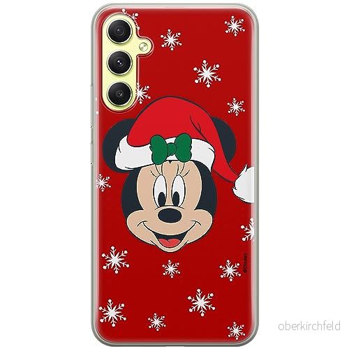 ERT GROUP mobiltelefonfodral för Samsung A34 5G originalt och officiellt licensierat Disney mönster Minnie 061 optimalt anpassad till formen på mobiltelefonen, fodral tillverkad av TPU plast 5905511773830