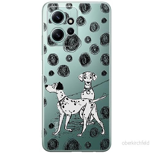 ERT GROUP mobiltelefonfodral för Xiaomi REDMI NOTE 12 4G originalt och officiellt licensierat Disney mönster Dalmatian 002 optimalt anpassad till formen på mobiltelefonen, gedeeltelijk transparant 5905511935948
