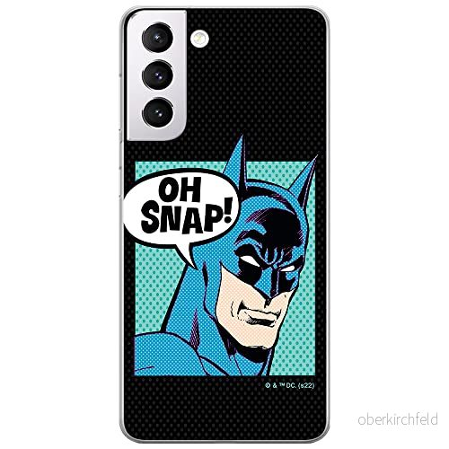 ERT GROUP mobiltelefonfodral för Samsung S21 originalt och officiellt licensierat DC mönster Batman 038 optimalt anpassad till formen på mobiltelefonen, fodral tillverkad av TPU plast 5905131549839