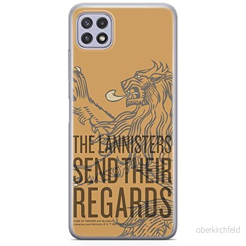 ERT GROUP mobiltelefonfodral för Samsung A22 5G originalt och officiellt licensierat Game od Thrones mönster of 014 anpassad till formen på mobiltelefonen, fodral tillverkad av TPU plast 5903932827439