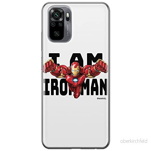 ERT GROUP mobiltelefonfodral för Xiaomi REDMI NOTE 10/ 10S originalt och officiellt licensierat Marvel mönster Iron Man 028 anpassad till formen på mobiltelefonen, fodral tillverkad av TPU plast 5904805143663