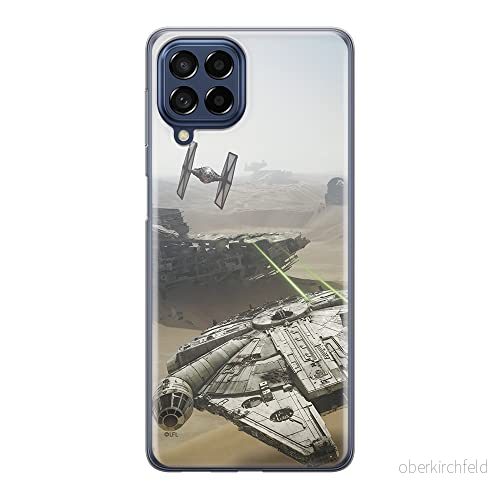 ERT GROUP mobiltelefonfodral för Samsung M53 5G originalt och officiellt licensierat Star Wars mönster 008 optimalt anpassad till formen på mobiltelefonen, fodral tillverkad av TPU plast 5905511385507