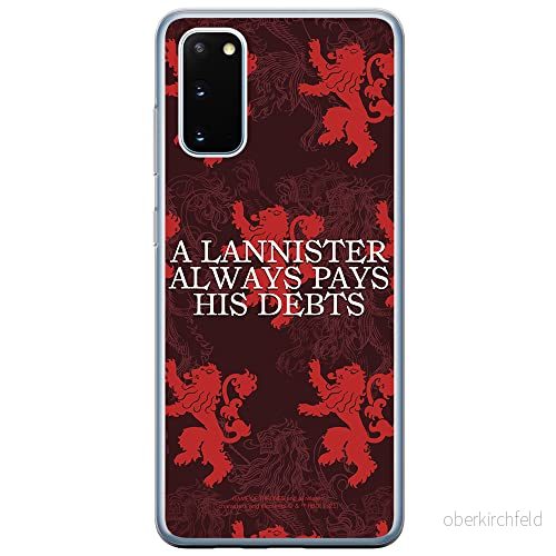 ERT GROUP mobiltelefonfodral för Samsung S20 FE / 5G originalt och officiellt licensierat Game od Thrones mönster of 018, fodral tillverkad av TPU plast 5903932689846