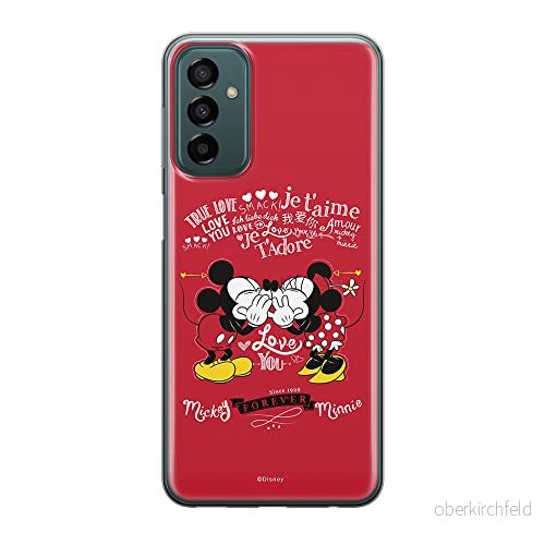 ERT GROUP mobiltelefonfodral för Samsung M13 4G/M23 5G/F23 originalt och officiellt licensierat Disney mönster Mickey & Minnie 005, fodral tillverkad av TPU plast 5905511374389