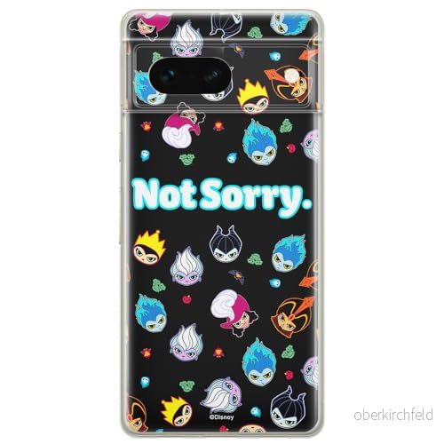ERT GROUP mobiltelefonfodral för Google PIXEL 7 originalt och officiellt licensierat Disney mönster Villains 005 optimalt anpassad till formen på mobiltelefonen, fodral tillverkad av TPU plast 5905795160586