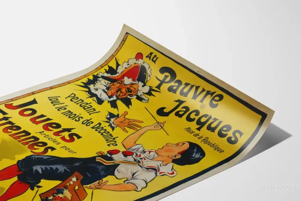 Vintageposter Au Pauvre Jacques - Leksaker och julklappssaker för december - Bild 3