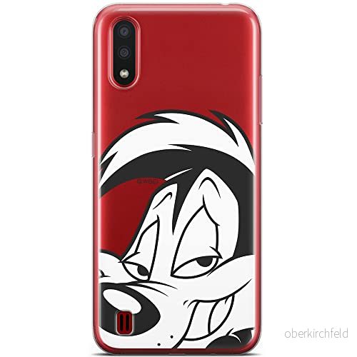 ERT GROUP mobiltelefonfodral för Samsung A01 originalt och officiellt licensierat Looney Tunes mönster Pepe Le Pew 001 optimalt anpassad till formen på mobiltelefonen, gedeeltelijk transparant 5904805427817