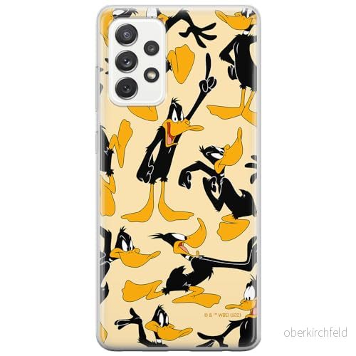 ERT GROUP mobiltelefonfodral för Samsung A53 5G originalt och officiellt licensierat Looney Tunes mönster Duffy 002 optimalt anpassad till formen på mobiltelefonen, fodral tillverkad av TPU plast 5905511661991