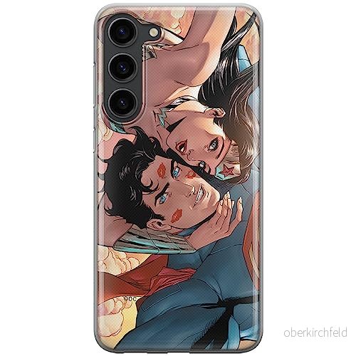 ERT GROUP mobiltelefonfodral för Samsung S23 PLUS originalt och officiellt licensierat DC mönster Wonder Woman 046 optimalt anpassad till formen på mobiltelefonen, fodral tillverkad av TPU plast 5905511437367