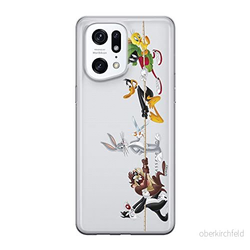 ERT GROUP mobiltelefonfodral för Oppo FIND X5 PRO originalt och officiellt licensierat Looney Tunes mönster 009 optimalt anpassad till formen på mobiltelefonen, gedeeltelijk transparant 5905511398965