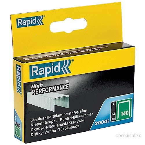 Rapid Nr 140 - 12 mm - Häftklamrar - 2000-pack 7313469140044
