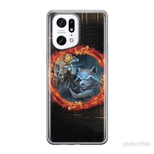 ERT GROUP mobiltelefonfodral för Oppo FIND X5 PRO originalt och officiellt licensierat Marvel mönster Guardians of the Galaxy 008 anpassad till formen på mobiltelefonen, fodral tillverkad av TPU plast 5905511401658