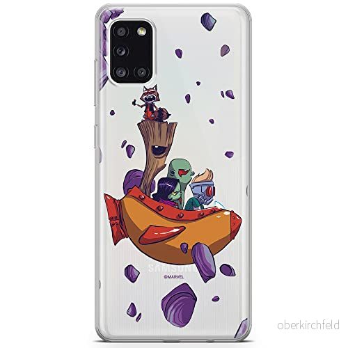 ERT GROUP mobiltelefonfodral för Samsung A31 originalt och officiellt licensierat Marvel mönster Guardians of the Galaxy 010 optimalt anpassad till formen på mobiltelefonen, gedeeltelijk transparant 5903040220047