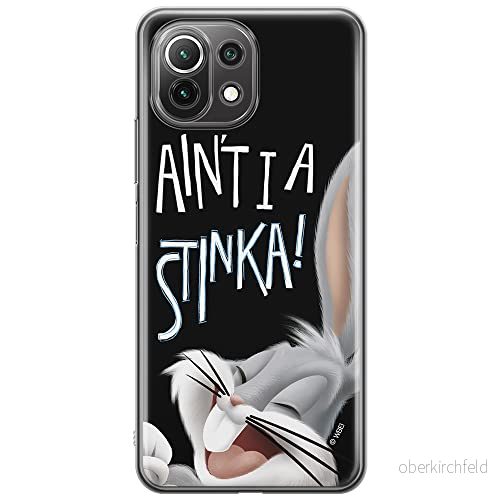 ERT GROUP mobiltelefonfodral för Xiaomi 11 LITE 4G/5G originalt och officiellt licensierat Looney Tunes mönster Bugs 003, fodral tillverkad av TPU plast 5903932729245