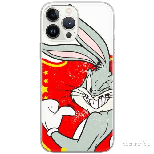 ERT GROUP mobiltelefonfodral för Samsung A50/A50s/A30s originalt och officiellt licensierat Looney Tunes mönster Bugs 010 Vit optimalt anpassad till formen på mobiltelefonen, gedeeltelijk transparant 5902980310900