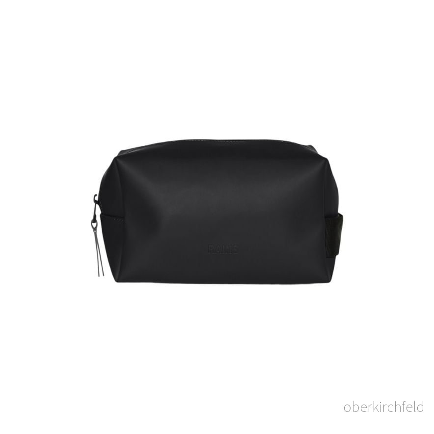 Rains WASH BAG Small Unisex Necessär, Storlek: One Size, Black 5711747500450