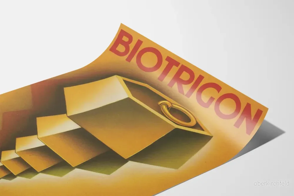 Vintageposter Biotrigon - Retroindustriell Väggdekoration - Bild 3