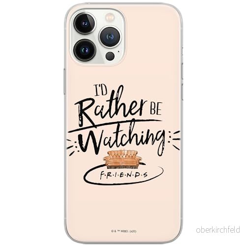 ERT GROUP mobiltelefonfodral för Iphone 13 PRO originalt och officiellt licensierat Friends mönster 012 Vit optimalt anpassad till formen på mobiltelefonen, fodral tillverkad av TPU plast 5903932856750
