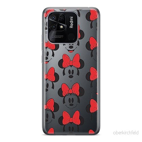 ERT GROUP mobiltelefonfodral för Xiaomi REDMI 10C originalt och officiellt licensierat Disney mönster Minnie 058 optimalt anpassad till formen på mobiltelefonen, gedeeltelijk transparant 5905511541637