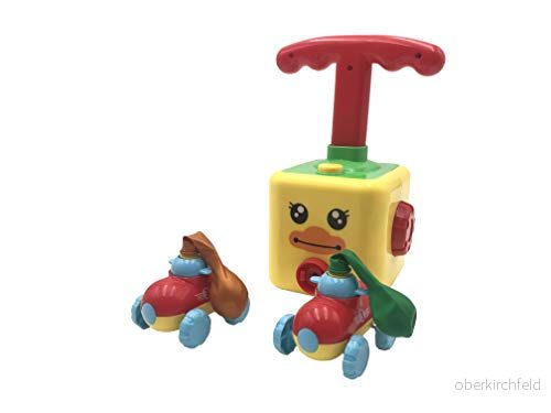 Comansi Anka Bil Drivs av Ballonger Air Pump Förskola Gul (1) 8412906190334
