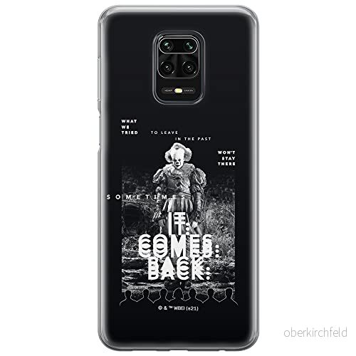 ERT GROUP mobiltelefonfodral för Xiaomi REDMI NOTE 9 PRO/ 9S originalt och officiellt licensierat Horror mönster It 017 optimalt anpassad till formen på mobiltelefonen, fodral tillverkad av TPU plast 5905131992567