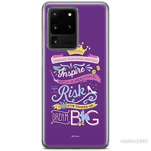 ERT GROUP Mobiltelefonskal för Samsung S20 Ultra original och officiellt licensierad Disney mönster Princess 003 perfekt anpassad till mobiltelefonens form, TPU fodral 5903537519661