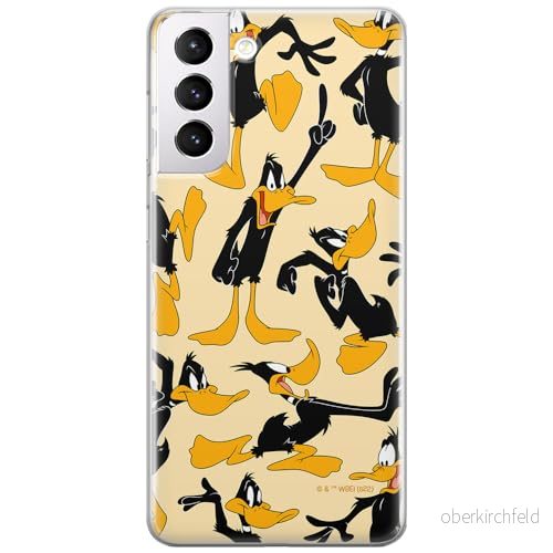 ERT GROUP mobiltelefonfodral för Samsung S21 originalt och officiellt licensierat Looney Tunes mönster Duffy 002 optimalt anpassad till formen på mobiltelefonen, fodral tillverkad av TPU plast 5905511661458