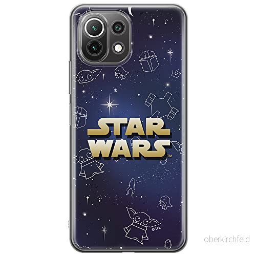 ERT GROUP mobiltelefonfodral för Xiaomi 11 LITE 4G/5G originalt och officiellt licensierat Star Wars mönster Baby Yoda 022, fodral tillverkad av TPU plast 5904805074370