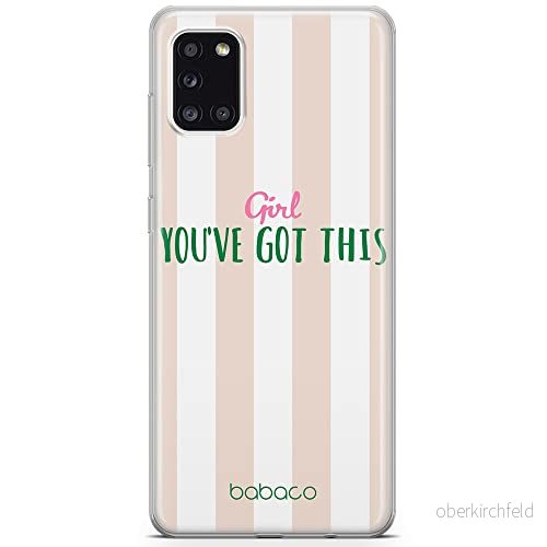 ERT GROUP mobiltelefonfodral för Samsung A31 originalt och officiellt licensierat Babaco mönster Positive vibes 004 optimalt anpassad till formen på mobiltelefonen, fodral tillverkad av TPU plast 5903932973402