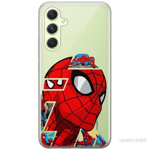 ERT GROUP mobiltelefonfodral för Samsung A54 5G originalt och officiellt licensierat Marvel mönster Spider Man 042 optimalt anpassad till formen på mobiltelefonen, gedeeltelijk transparant 5905795018238