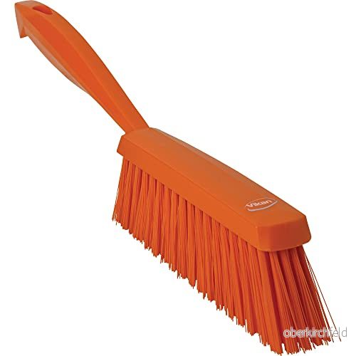 Vikan 45897 rengöringsborste för sopskyffel, polypropen/polyester mellanborst sopborste och sopare, 35 cm, orange 5705020458972