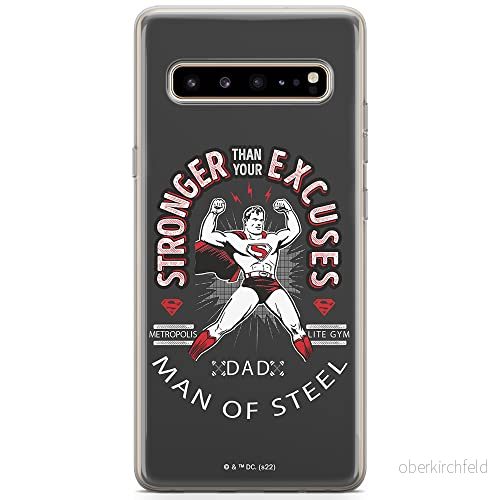 ERT GROUP mobiltelefonfodral för Samsung S10 5G originalt och officiellt licensierat DC mönster Superman 025 optimalt anpassad till formen på mobiltelefonen, fodral tillverkad av TPU plast 5905131566010
