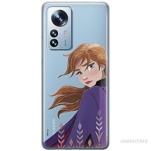 ERT GROUP mobiltelefonfodral för Xiaomi 12 PRO originalt och officiellt licensierat Disney mönster Anna 002 optimalt anpassad till formen på mobiltelefonen, gedeeltelijk transparant 5905511521400