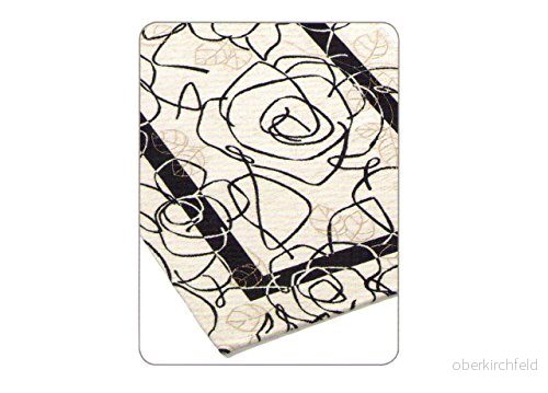 Biancheriaweb Matta Velour 140 x 195 cm Halkfri Modell Camelia Av Suardi Svart 8056710021707