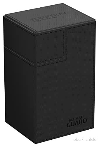 Ultimate Guard Flip`n`Tray 80+ XenoSkin Monocolor Svart 4056133021548
