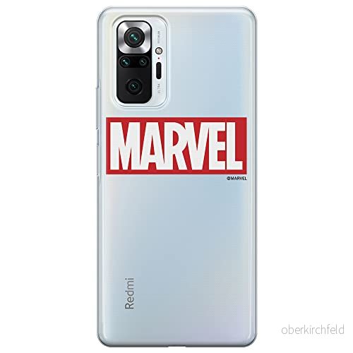 ERT GROUP mobiltelefonfodral för Xiaomi REDMI NOTE 10 PRO originalt och officiellt licensierat Marvel mönster 006 optimalt anpassad till formen på mobiltelefonen, gedeeltelijk transparant 5903932814491