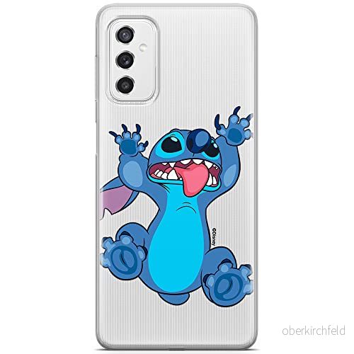 ERT GROUP mobiltelefonfodral för Samsung M52 5G originalt och officiellt licensierat Disney mönster Stitch 020 optimalt anpassad till formen på mobiltelefonen, gedeeltelijk transparant 5905131238450